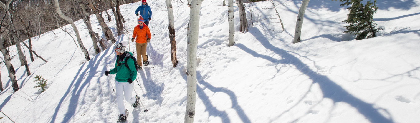 Snowshoe Rentals from White Pine Touring in Park City, UT