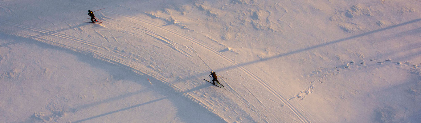 Cross Country Ski Track Passes from White Pine Touring in Park City, UT.