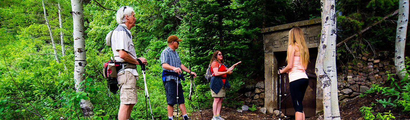 Guided Historic Park City Hiking Tours from White Pine Touring in Park City, UT
